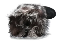 Damen Oscar Sport Fellstiefel KIM NERO-SILVER