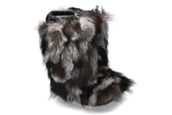 Damen Oscar Sport Fellstiefel PENELOPE NERO-SILVER