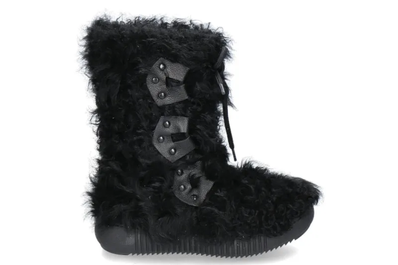Damen Oscar Sport Fellstiefel ROSITA NERO