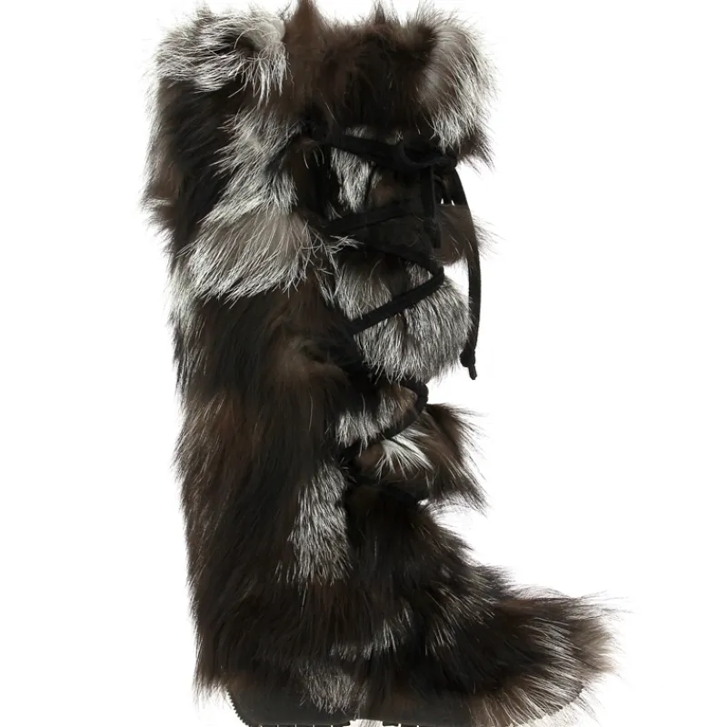 Damen Oscar Sport Fellstiefel STAR SILVER NEW