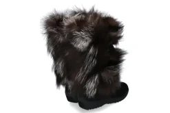 Damen Oscar Sport Fellstiefel VOLPE BLACK SILVER