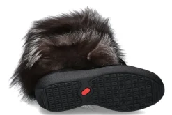 Damen Oscar Sport Fellstiefel VOLPE BLACK SILVER