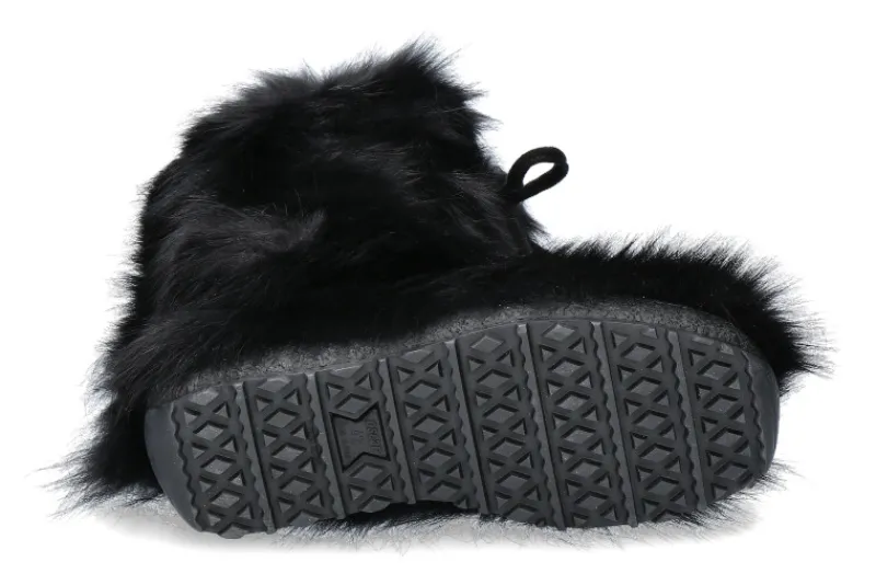 Herren Oscar Sport Herren-Fellstiefel BAFFY VOLPE- nero/ schwarz