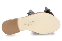 Damen Paola Fiorenza Pantolette PIUMA GREY GOLD- wash fucile black