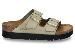 Damen Birkenstock Papillion by ARIZONA SCHMAL FLEX PLATFORM- eucalyptus
