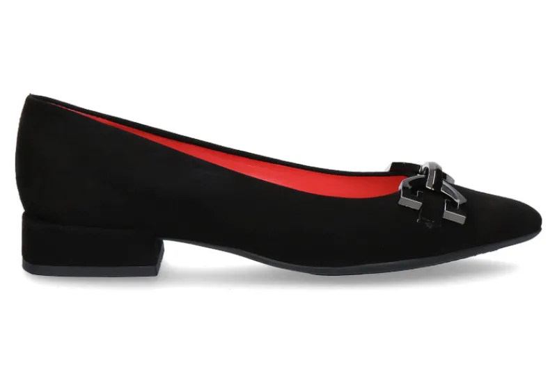 Damen Pas de rouge Ballerina JANET -nero