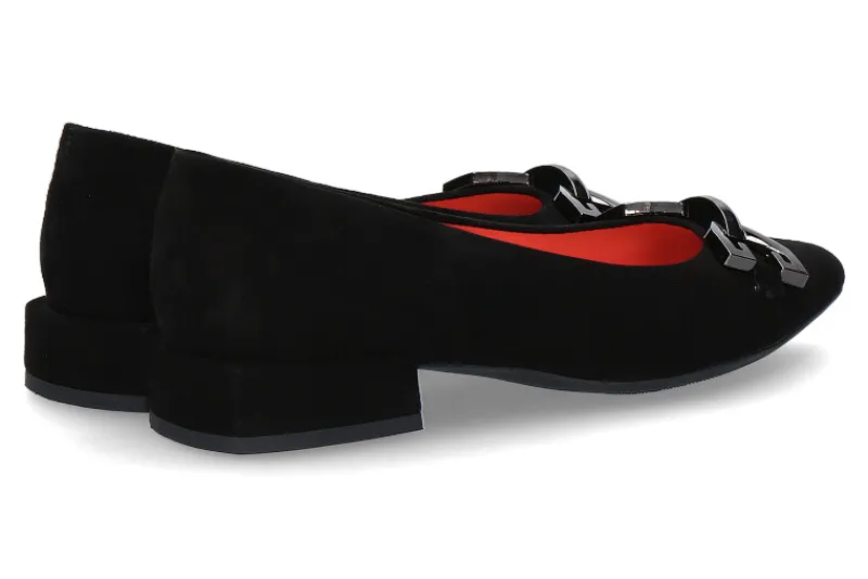 Damen Pas de rouge Ballerina JANET -nero