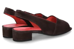 Damen Pas de rouge Sandale CAMOSCIO MORO (38½)