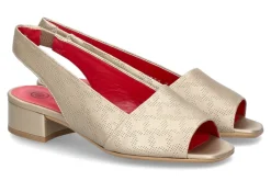 Damen Pas de rouge Sandale LIQUID PLATINO (38½)