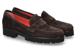 Damen Pas de rouge Slipper MARTA CAMOSCIO CHOCOLAT (42)