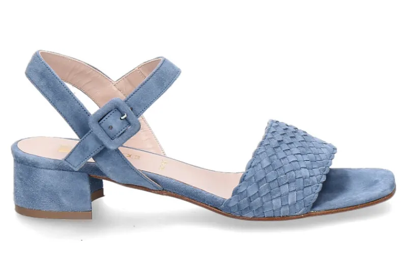 Damen Pascucci Sandale CAMOSCIO Jeans/blau