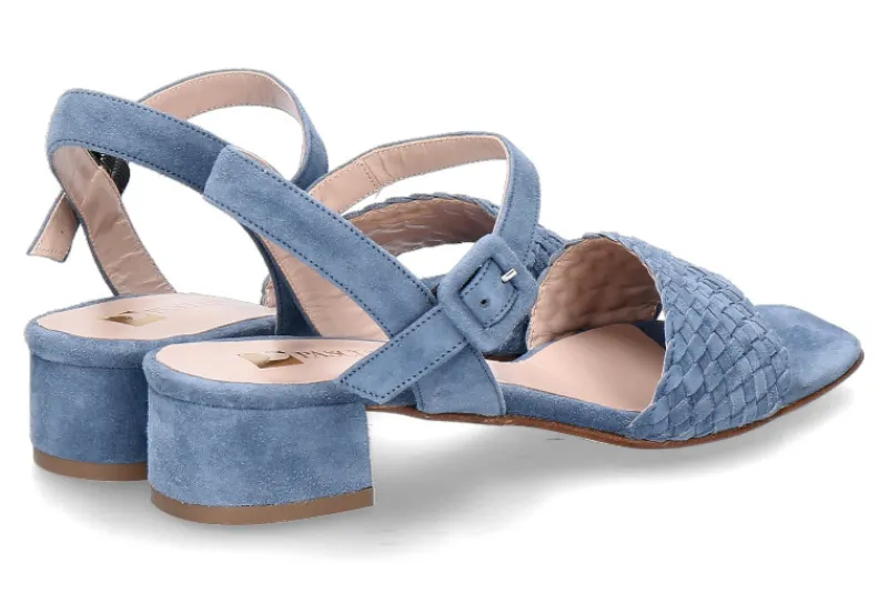 Damen Pascucci Sandale CAMOSCIO Jeans/blau