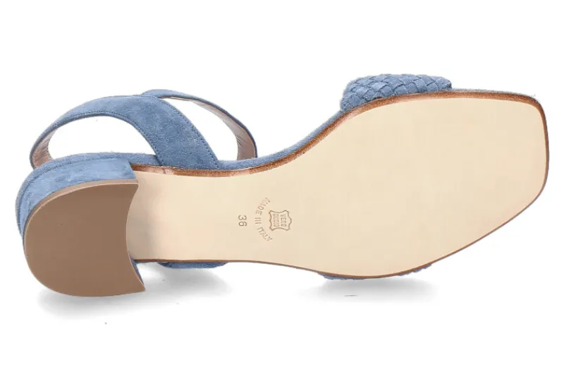 Damen Pascucci Sandale CAMOSCIO Jeans/blau