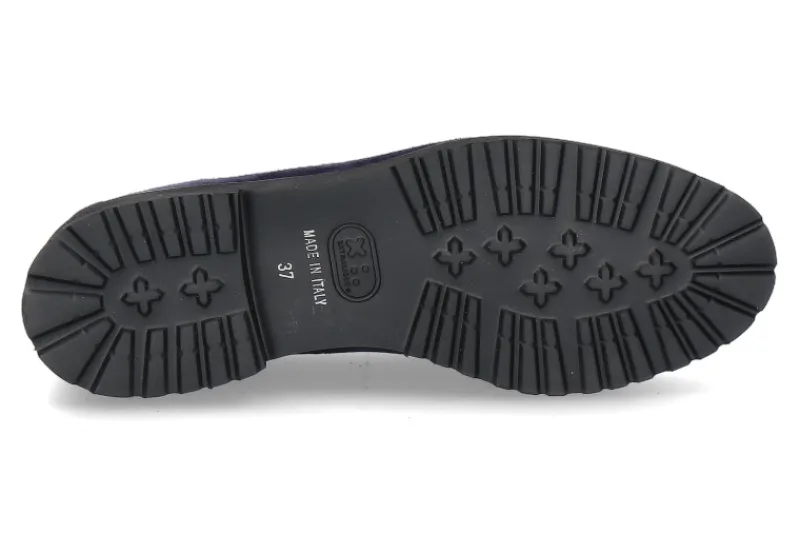 Damen Pascucci Slipper CAMOSCIO MARY- oceano/ dunkelblau