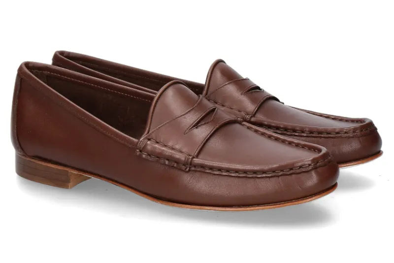 Damen Pascucci Slipper KIPS brandy/braun