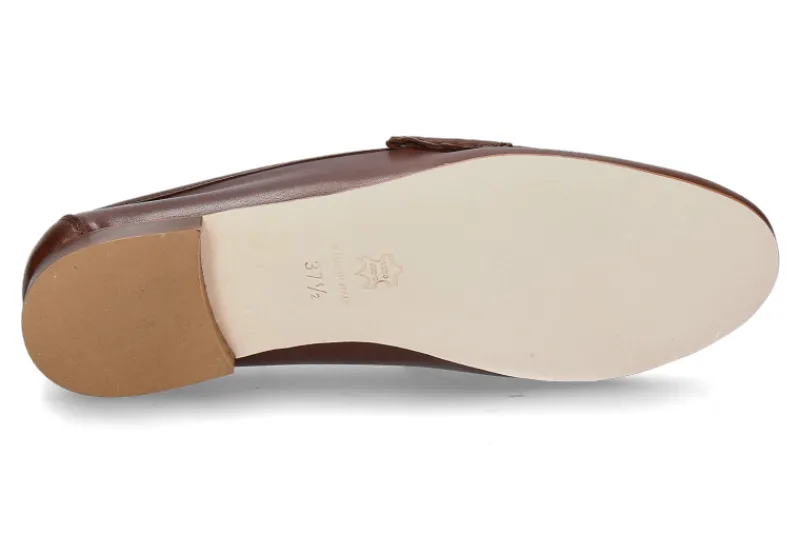 Damen Pascucci Slipper KIPS brandy/braun