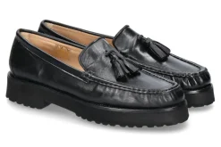 Damen Pascucci Slipper NAPPA MARY- nero/schwarz