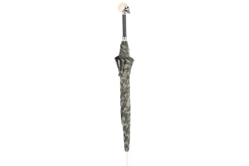 Damen Pasotti Regenschirm CAMOUFLAGE TOTENKOPF