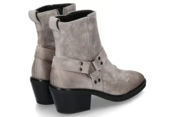 Damen Paul Green Biker- Boots SOFT SUEDE- stone/ grau