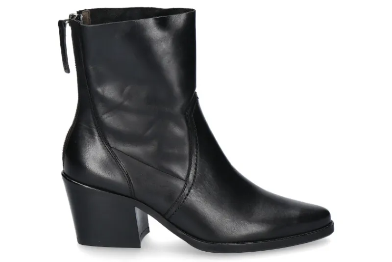 Damen Paul Green Boots CLASSIC CALF- schwarz