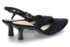 Damen Paul Green Slingpumps SAMTZIEGE- blau