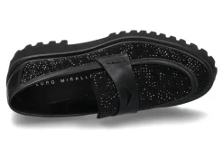 Damen Pedro Miralles Slipper SETA MONTANA NEGRO