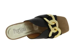 Damen Pertini Pantolette CESAR BLACK