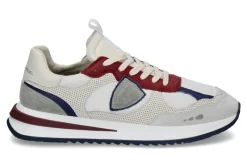 Herren Philippe Model Herren- Sneaker OLYMPIQUE FANCY POP'70- blanc/bordeau