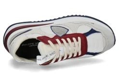 Herren Philippe Model Herren- Sneaker OLYMPIQUE FANCY POP'70- blanc/bordeau