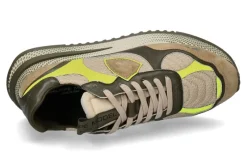 Herren Philippe Model Herren- Sneaker OLYMPIQUE FANCY RESAU neon/militaire