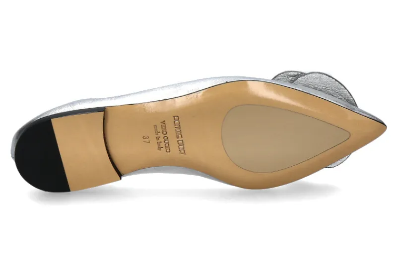 Damen Pomme D'Or Pomme d' Or Ballerina INGRID LAMINATO- agrento/silber