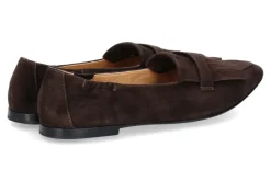 Damen Pomme D'Or Pomme d' Or Slipper GRACE CAMOSCIO CHOCOLATE