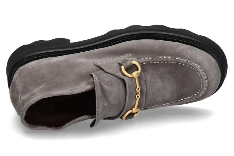 Damen Pomme D'Or Bootie NICKY CAMOSCIO- taupe/schlamm