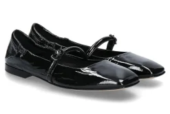 Damen Pomme D'Or Riemenballerina EMILY NAPLAK- nero/schwarz