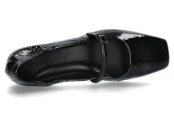 Damen Pomme D'Or Riemenballerina EMILY NAPLAK- nero/schwarz