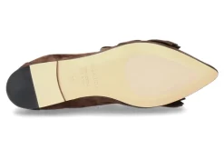 Damen Pomme D'Or Slipper CAMOSCIO ESPRESSO CUOIO NERO