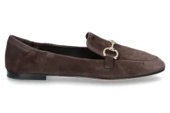 Damen Pomme D'Or Slipper GIORGIA CAMOSCIO- coffee/dunkelbraun