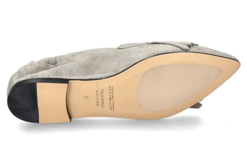 Damen Pomme D'Or Slipper GRACE CAMOSCIO- light sage