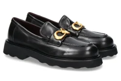 Damen Pomme D'Or Slipper MEGAN GLOVE NERO/ GOMMA NERA