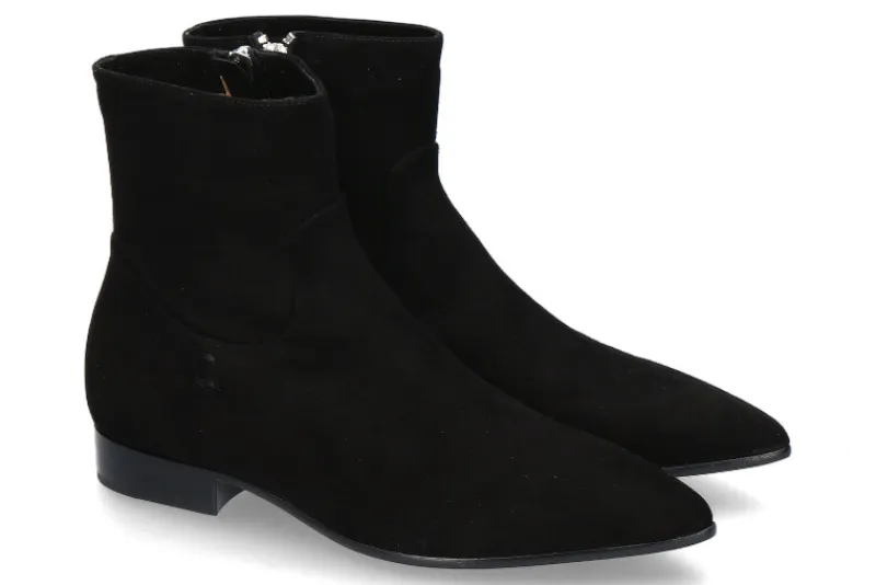 Damen Pomme D'Or Stiefelette CAMOSCIO NERO 2131