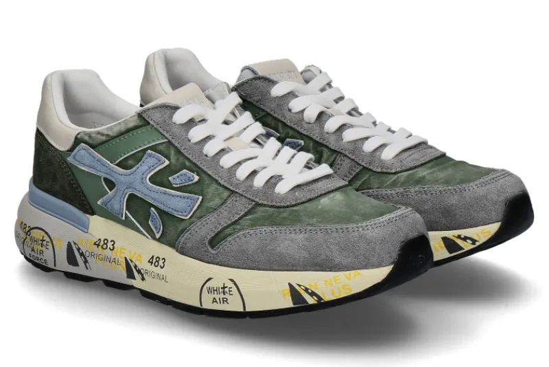 Herren Premiata Herren- Sneaker MICK 7216- green/grün