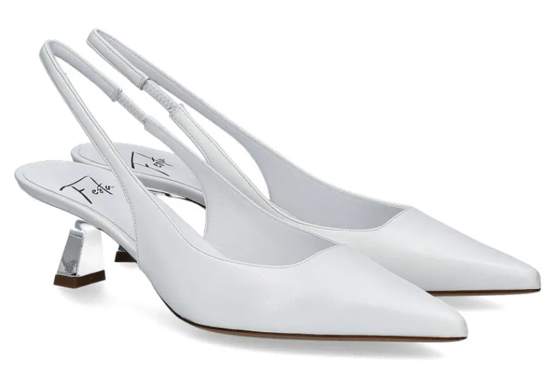 Damen Roberto Festa Slingpumps ARABEL NAPPA BIANCO
