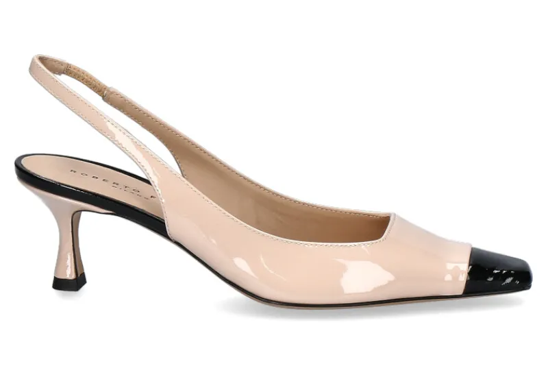 Damen Roberto Festa Slingpumps OVIEDO VERNICE NUDE NERO