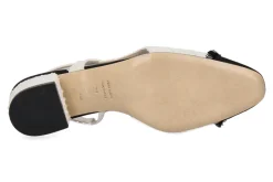 Damen Roberto Festa Slingpumps ACANTO GROS FRANGE NERO PAN CREAM