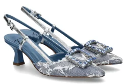Damen Roberto Festa Slingpumps STEFI Gwynet luxor silver