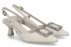 Damen Roberto Festa Slingpumps STEFI PAN CREAM NAPPA BUTTER