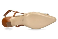 Damen Roberto Festa Slingpumps STEFI RAFFIA PAGLIA CUOIO