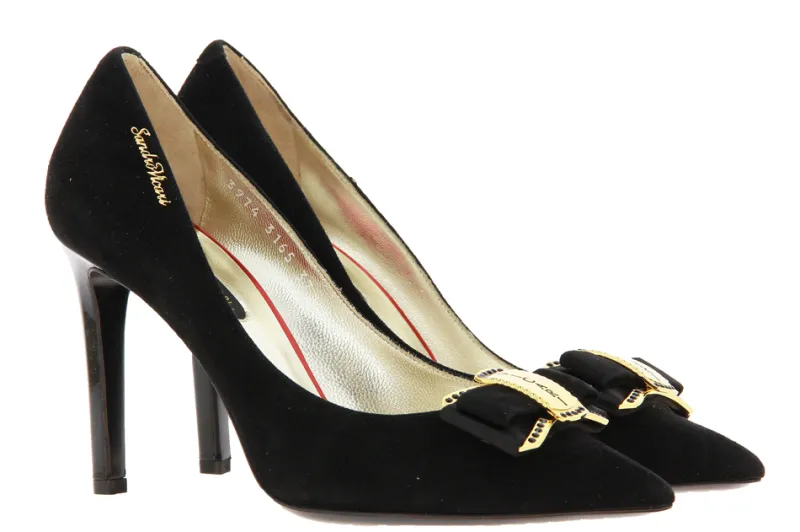 Damen Sandro Vicari Pumps CAMOSCIO NERO