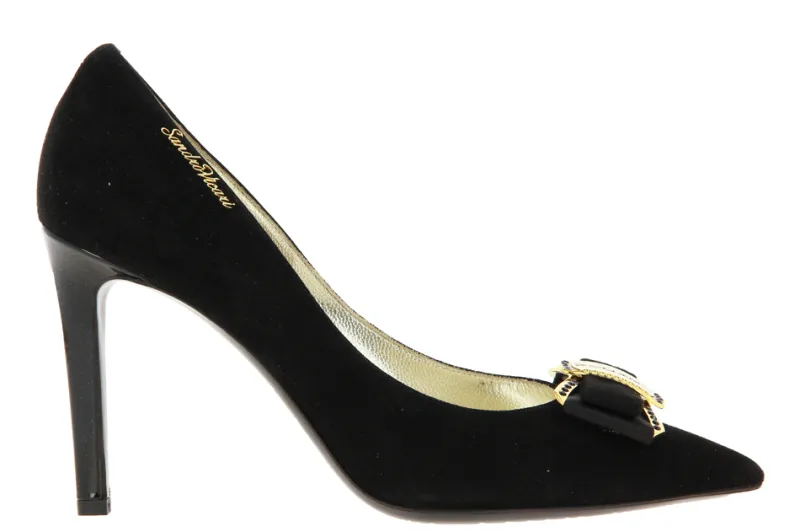 Damen Sandro Vicari Pumps CAMOSCIO NERO