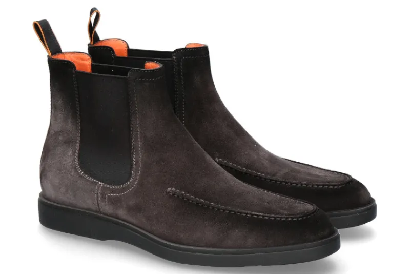 Herren Santoni Chelsea Boot BANKCARD- dunkelgrau